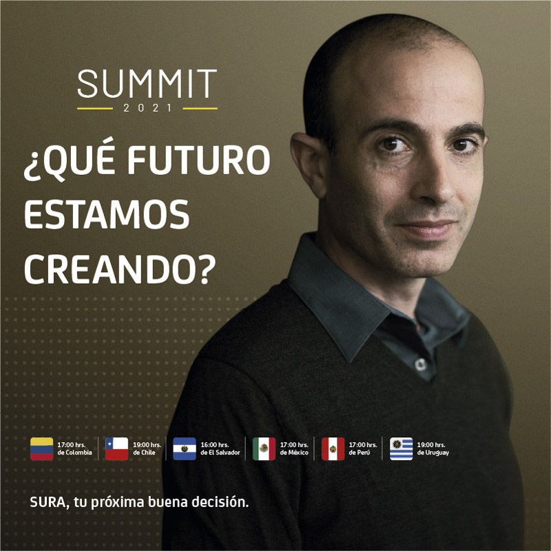 Yuval Noah Harari conversará en el SURA SUMMIT sobre el Futuro